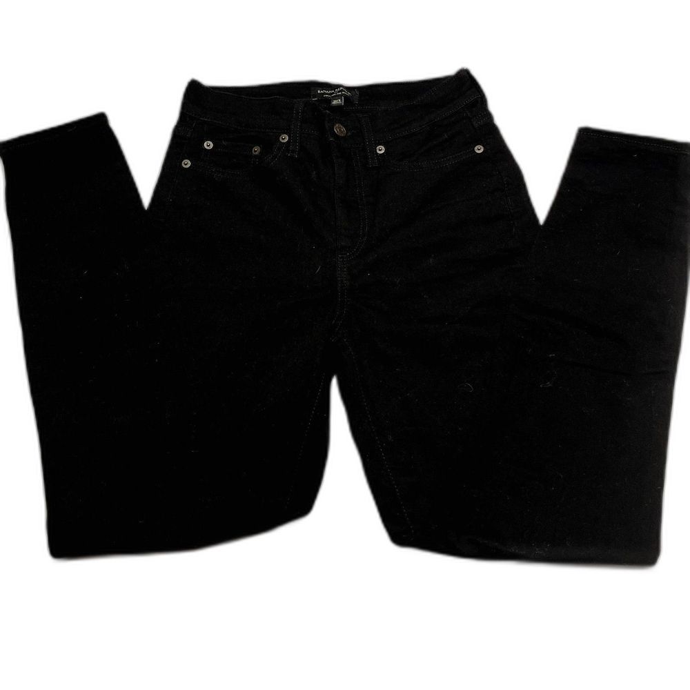 Banana Republic Curvy High Rise Skinny Black Jeans Size 26/2